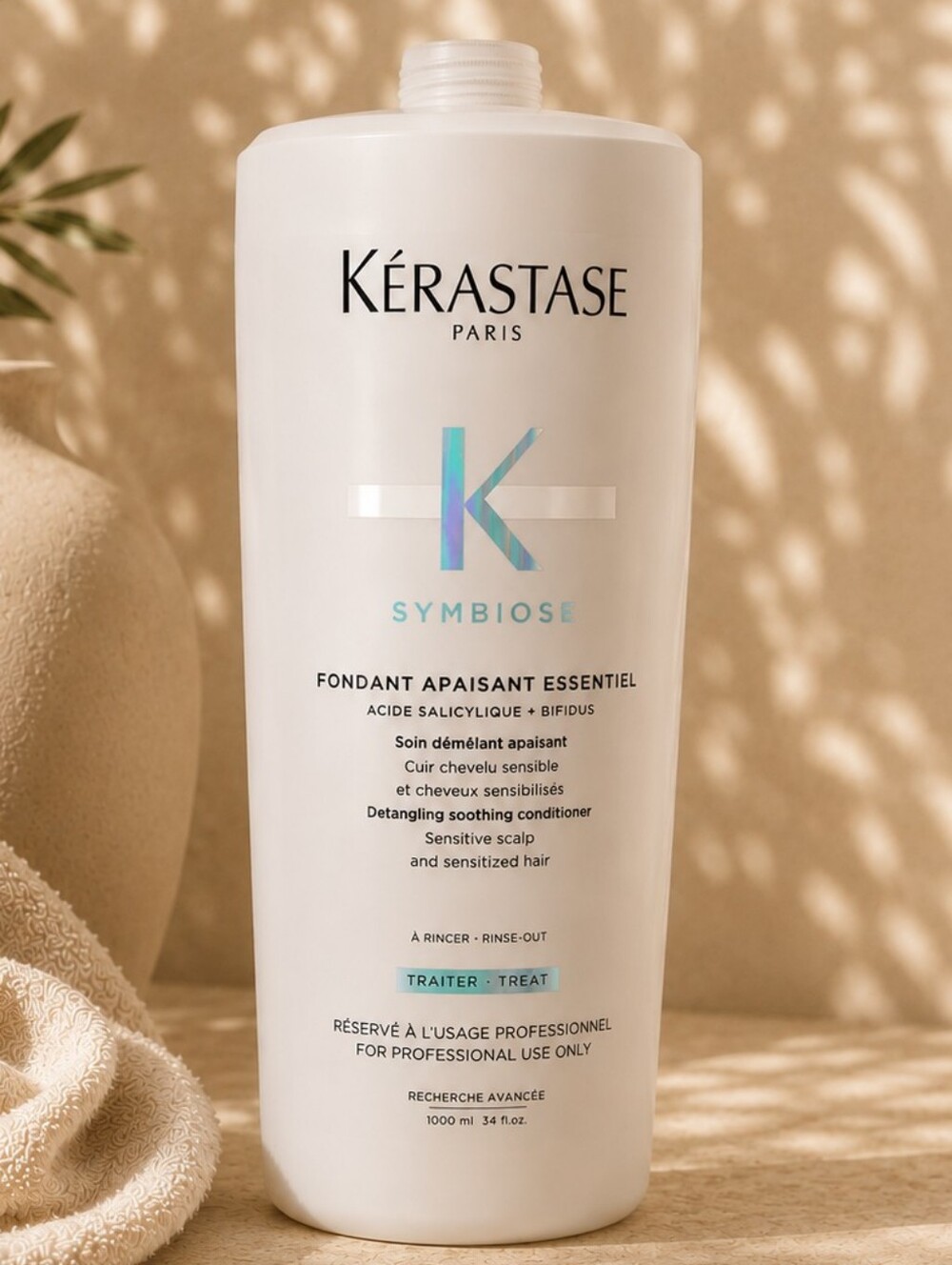 Kérastase Symbiose Soothing Conditioner For Sensitive Scalp -JUMBO 34 FL Ounce